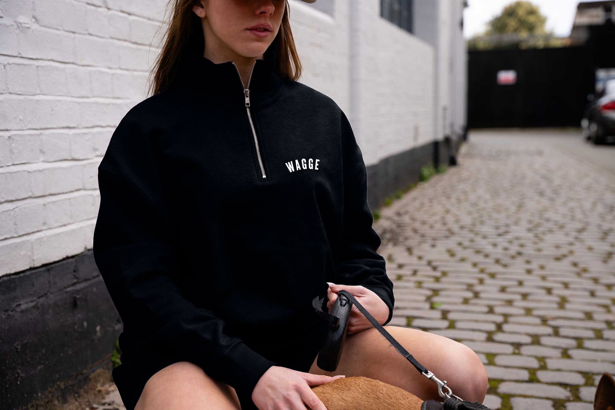 Quarter-Zip Sweatshirt - Embroidered Logo